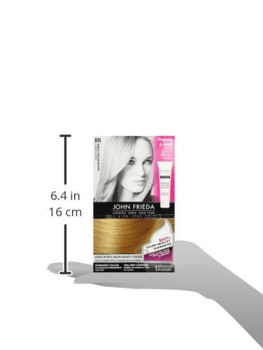 John Frieda Precision Foam Colour - Medium Natural Blonde 8N Hair Color Kit | Full-Coverage, Anti-Fade Formula