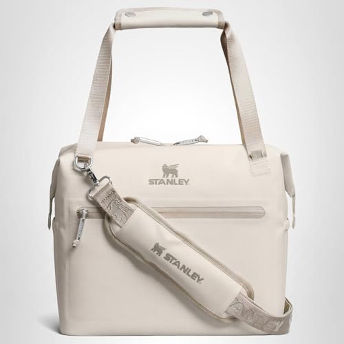 STANLEY All Day Julienne Mini Soft Cooler Bag and Lunch Box 7.4 Quarts | 10 Can Cooler with Handles and Strap | Stays Cold for Hours | Insulated Travel Bag with Zipper | BPA-Free | Mist