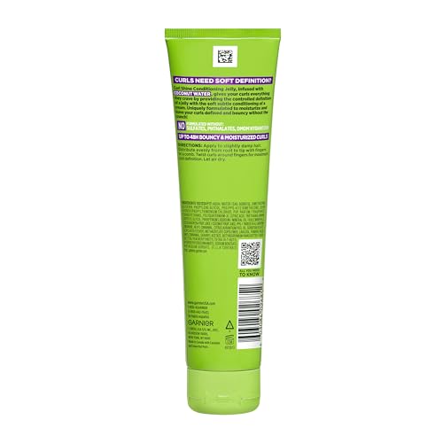 Garnier Fructis Style Curl Sculpt Conditioning Cream Gel for Bounce & Moisture, 5.1 Fl Oz, 1 Count (Packaging May Vary)