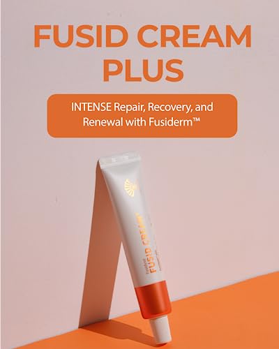 FUSIDYNE Fusid Cream Plus (0.5oz) - Moisturizer Face Cream for Daily Hydration, Even Skin Tone. Travel Essentials. Korean Moisturizer for Face with Fusiderm, Peptides, Vitamin C.