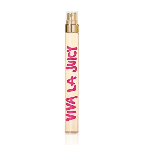Juicy Couture Viva La Juicy Eau De Parfum Spray Pen, Women's Perfume with Notes of Mandarin, Gardenia & Caramel, Gift for Her, Floral & Sweet Perfume for Women, EDP Travel Spray Pen, 0.33 fl oz