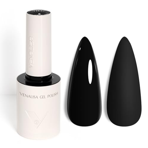 VENALISA Royal Blue Gel Nail Polish, 1 Pcs Navy Dark Blue Gel Polish Electric Bright Neon Color High Gloss Soak Off U V Nail Manicure Salon and DIY at Home Gifts for Women