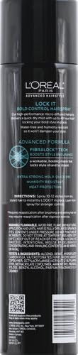 L'Oreal Paris Hairspray - Advanced Hairstyle Lock It Bold Control | 8.25 Ounce Size