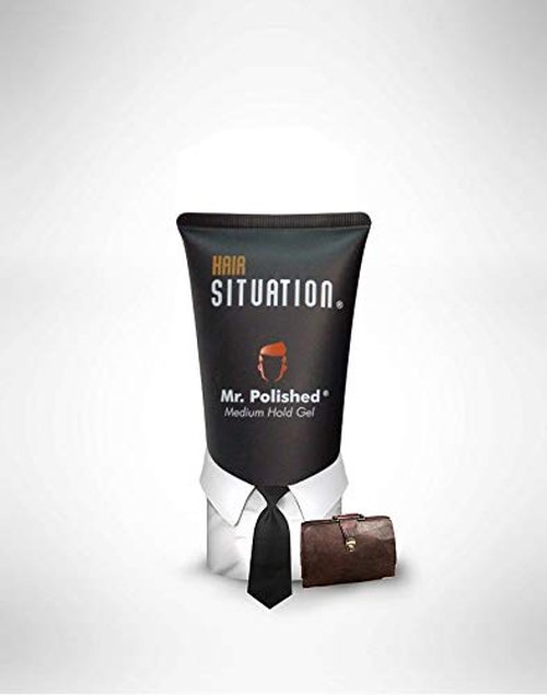 Mr. Polished Hair Styling Gel - Medium Hold, Alcohol-Free, Anti-Frizz Formula | 7 Fl Oz for All Hair Types