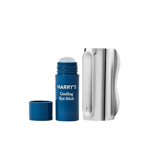 Harry's Cooling Eye Kit for Men - Gua Sha Depuffing Facial Massage Tool and Cooling Eye Stick