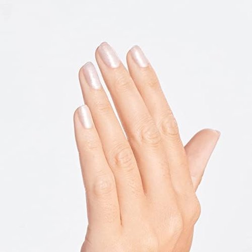 OPI Nail Lacquer Throw Me A Kiss | Sheer Soft Beige Crème Chip Resistant Nail Polish | Always Bare For You Collection