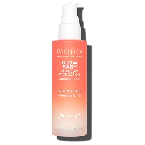 Pacifica Dreamlit Illuminating Facial Lotion – Vitamin C & Niacinamide Brightening Moisturizer for Radiant Glow - Natural Dewy Finish Hydrates & Minimizes Pores - Lightweight Daily Face Cream, Vegan