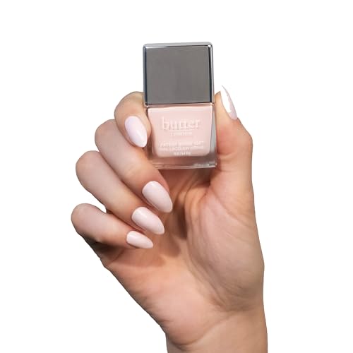 butter LONDON Patent Shine 10X Nail Lacquer, Helps Protect & Strengthen Nails, Gel-Like Finish & Chip-Resistant, 10-Free Formula, Vegan, Cruelty & Paraben Free, Sandy Bum