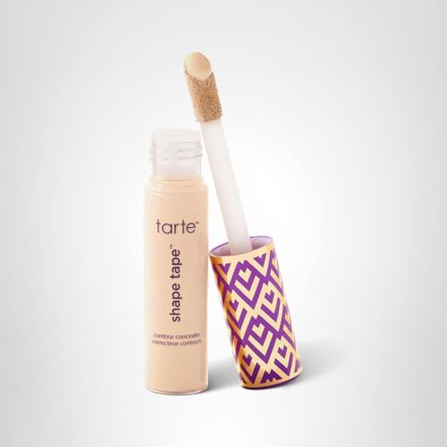 tarte shape tape concealer – Full-Coverage Creaseless Soft Matte Finish, Brightening Under-Eye & Face Makeup, 16hr Longwear, Vegan & Cruelty-Free, full size, 12N fair neutral