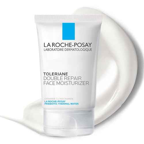 La Roche-Posay Toleriane Double Repair Face Moisturizer, Daily Moisturizer Face Cream with Ceramide & Niacinamide for All Skin Types, Immediate Comfort & Long Lasting Hydration, Fragrance Free