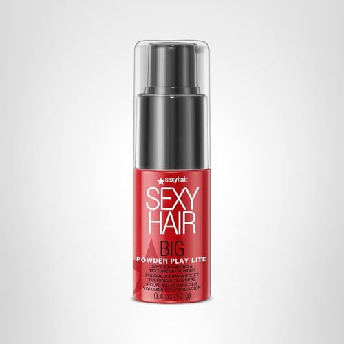 SexyHair Big Powder Play Lite Soft Volumizing & Texturizing, 0.4 Oz | Up to 50% More Volume | Lightweight | Invisible