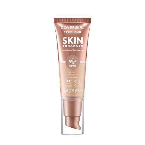 CoverGirl TruBlend Skin Enhancer, Opal Glow, Luminizer, Glowy Finish, Flexible Coverage, Clean & Vegan, Water-Based Formula, For All Skin Tones, 0.81oz