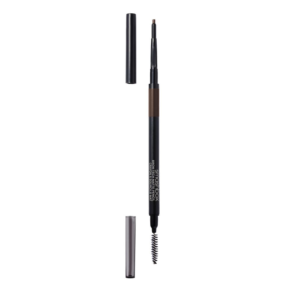 Smashbox Brow Tech Matte Eyebrow Pencil - Waterproof, Smudge-Proof & Long-Lasting with Spoolie Brush