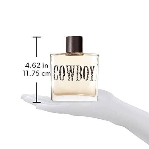 Cowboy Cologne for Men by Tru Western, 3.4 fl oz, Rugged Woodsy Fragrance, Fresh Moss, Juniper, Sage, Mahogany Woods, Long Lasting, Woody, Spicy, Earthy Masculine Scent