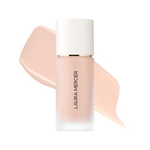 Laura Mercier Real Flawless Weightless Perfecting Waterproof Liquid Foundation: Medium-Buildable Coverage, 12 HR Fade-Proof Wear, Natural Finish, Hydrating, Long Lasting, Non-Comedogenic, Sepia