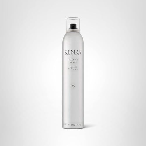 Kenra Professional Volume Spray 25 80% | Super Hold Finishing & Styling Hairspray | Flake-free & Fast-drying | Wind & Humidity Resistance | All Hair Types | 10 oz