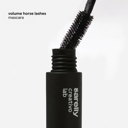 SARELLY Horse Lashes Mascara - Waterproof, Volumizing & Lengthening Formula | Vegan & Cruelty-Free