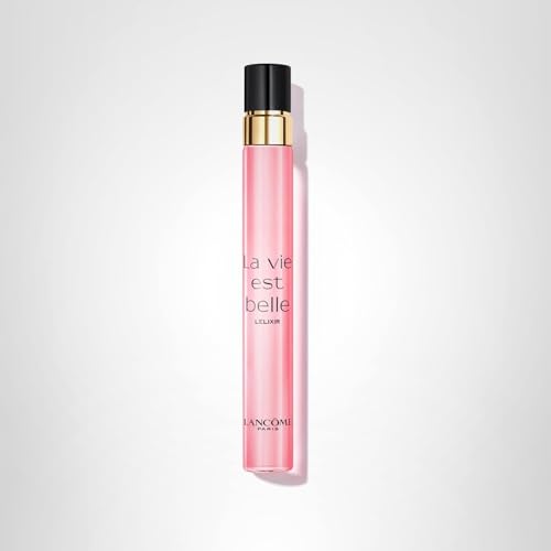 Lancôme La Vie Est Belle L'Elixir Eau de Parfum - Long Lasting Fragrance with Raspberry, Violet & Cocoa Butter - Floral Women's Perfume - 0.34 - Travel Size