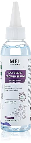 Locs Vegan Growth Serum | Locs Oil (Pineapple, Blueberry & Peppermint Scent) | 4 oz (Blueberry)