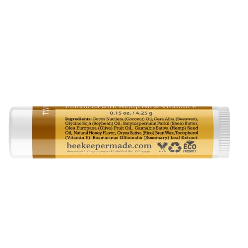 Beekeeper Made Beeswax Bulk Lip Balm 40 Count | for Men Women and Children. Great Gifts Showers & More