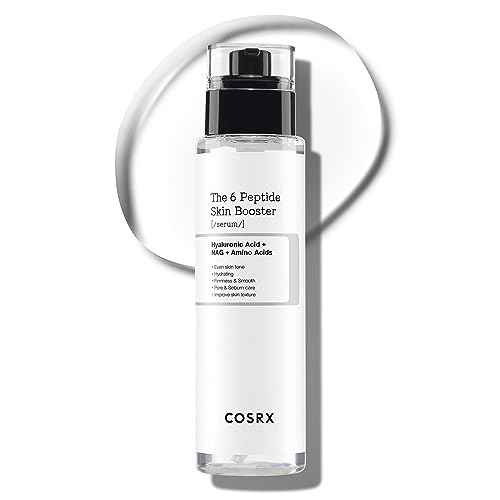 COSRX 6X Peptide Collagen Booster Toner Serum with Copper Peptides, Niacinamide & Hyaluronic Acid Skin Renewal Boosting Facial Essence for All Skin Types, Korean Skin Care, 150mL/5.07 Fl.Oz