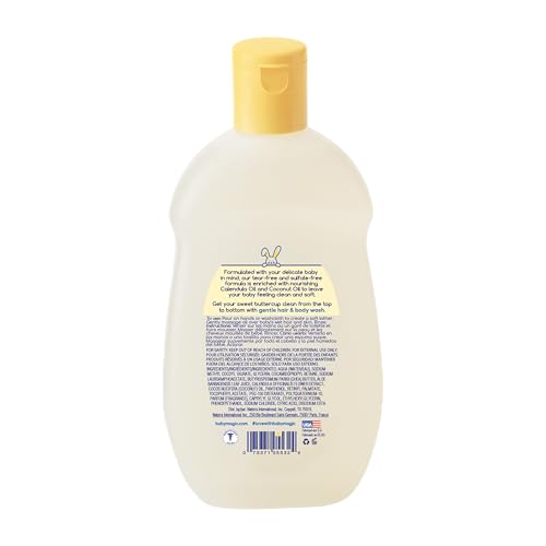 Baby Magic Gentle Hair & Body Wash | Specially Formulated for Baby's Delicate Skin | Tear-Free | Calendula & Coconut Oil, 9 Fl Oz