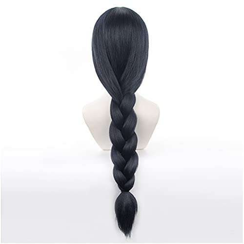 XiongXiongLe Kashimo Hajime Wig Cosplay Lake Blue Long Hair Wig 55cm Length for Boy Cos Jujutsu Kaisen Party Halloween Christmas(Kashimo Hajime)