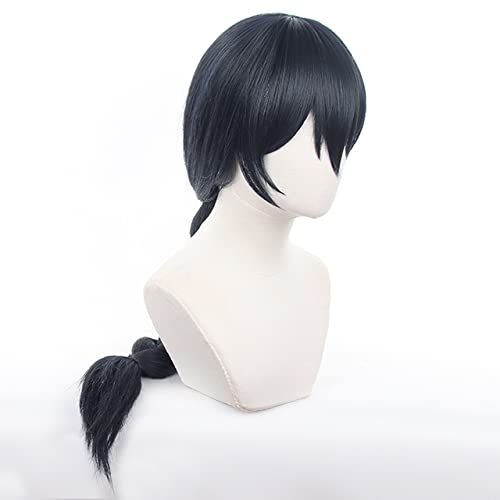 XiongXiongLe Kashimo Hajime Wig Cosplay Lake Blue Long Hair Wig 55cm Length for Boy Cos Jujutsu Kaisen Party Halloween Christmas(Kashimo Hajime)