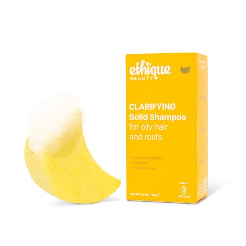 Ethique Purple Conditioner Bar for toning brassy hair - Plastic-Free, Cruelty-Free, Vegan, 2.12 oz - Formerly Tone it Down