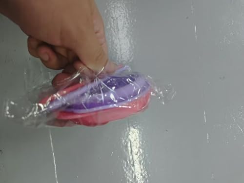 2Pcs Silicone Wax Warmer Liner, Silicone Wax Bowl for Wax Warmer, Non-Stick Wax Melt Warmer Wax Pot Replacement, Reusable Wax Melt Liner with 2 Pcs Wax Spatula Sticks for Hair Removal (Purple, Pink)