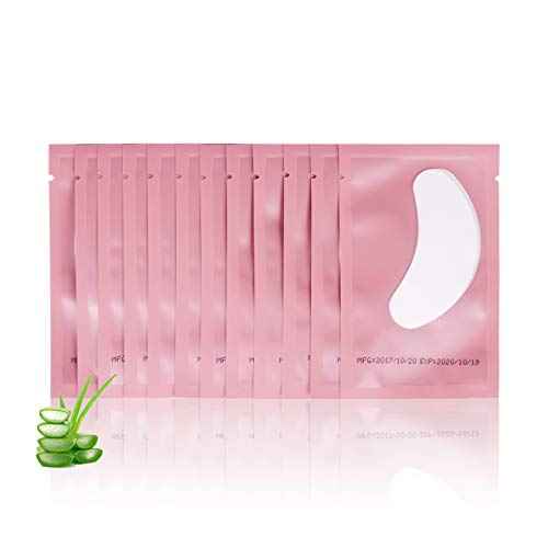 100 Pairs Set Gel pads for eyelash extensions, Comfy and Cool Under Eye Pads for Eyelash Extensions Eye Patches Beauty Tool