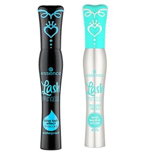 Essence Lash Princess Waterproof Mascara & Primer Bundle - Long-Lasting Volume & Definition
