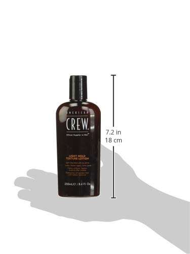 American Crew Men's Hair Texture Lotion, Like Hair Gel with Light Hold with Low Shine, 8.4 Fl Oz