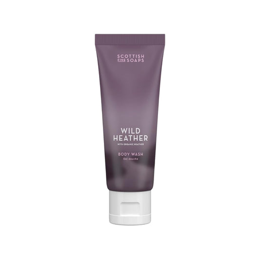 Scottish Fine Soaps Wild Heather Body Wash - Organic Ingredients with Pink Pepper & Cedarwood | 75ml