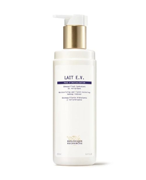Biologique Recherche Lait E.V. Makeup Remover - Gentle Cleansing Formula | 8.4 Fl. Oz, Clear