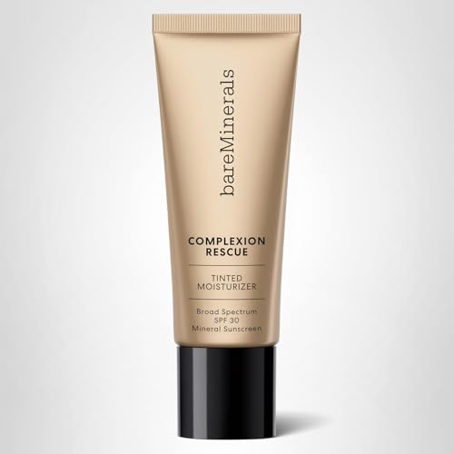 bareMinerals Complexion Rescue Tinted Moisturizer for Face with SPF 30, Full Size, Natural Pecan 05, Vegan, Cruelty-Free & Dermatologist-Tested