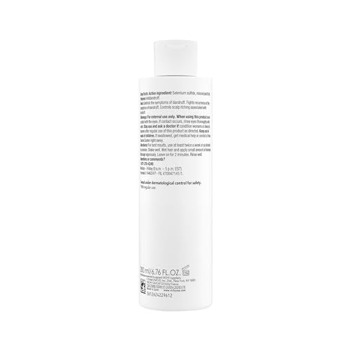 Vichy Dercos Anti Dandruff Shampoo, Dry Scalp Treatment and Itch Relief. Prescription Strength Comparable to 2% Ketoconazole, for Mild to Severe Dandruff-Prone Hair & Flaky, Itchy Scalps, 6.76 Fl. Oz