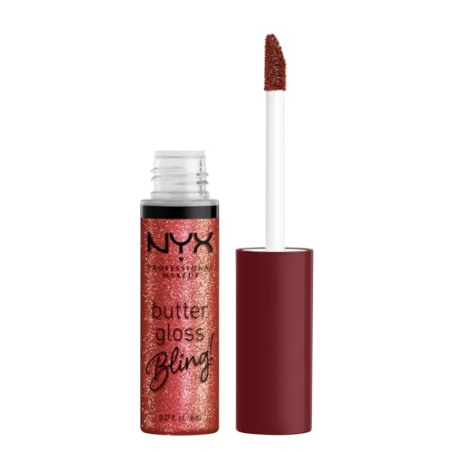 NYX PROFESSIONAL MAKEUP Butter Gloss, Non-Sticky Lip Gloss - Devil's Food Cake (Deep Plum)