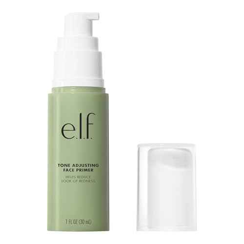 e.l.f. Tone Adjusting Face Primer, Makeup Primer For Neutralizing Uneven Skin Tones & Redness, Grips Makeup To Last, Vegan & Cruelty-free, Large