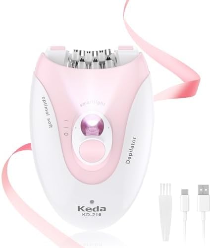 Skiennix Epilator for Women - 2 Speed Face Trimmer for Smooth, Hair-Free Skin | Ideal for Bikini, Arms, and Legs