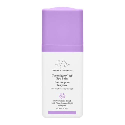 Drunk Elephant Ceramighty AF Eye Balm - 15 ml/.5 fl oz - Moisturizing Eye Cream - Clean Clinical Skincare - Cruelty-Free - Dermatologist-Tested - Free of Essential Oils, Silicones, and Fragrance