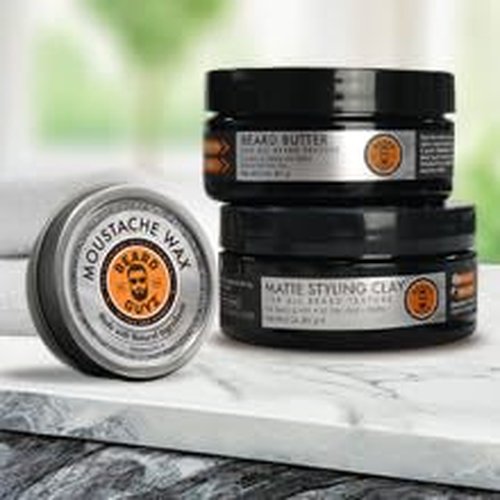 Beard Guyz Beard Butter - Moisturizing Leave-In Conditioner for Men | Tames Frizz & Softens Facial Hair - 4 oz