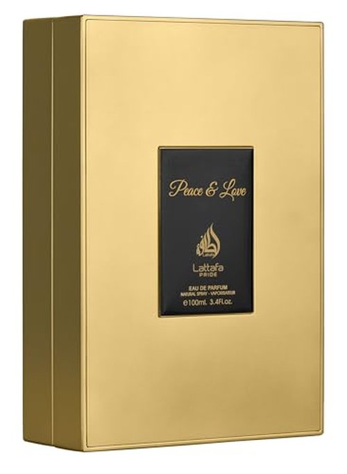 Lattafa Pride Peace & Love for Unisex Eau de Parfum Spray, 3.4 Ounce / 100 ml