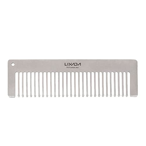 LIXADA Titanium Comb, Hair Beared Comb, Pocket Comb, Anti-Static Smooth Strong Light Heat-Resistant Daily use