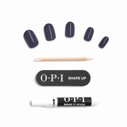 OPI On Point Put it in Neutral | Short Round Soft Nude Beige Pink Press On Nails | 24 Count with Nail Glue | Long Lasting, Reusable, Non-damaging | Fall 2025 Shades