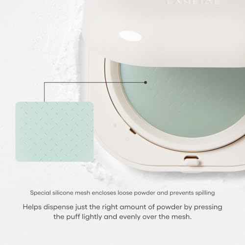 LANEIGE Neo Blurring Powder: Korean Oil-Control Compact with Pore Blurring, Smoothing Finish & Travel-Friendly, No-Spill Packaging
