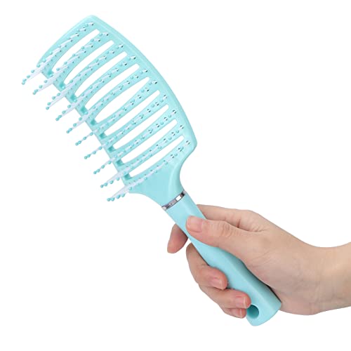 Vented Paddle Hair Brush, Styling Hair Brush, Detangling Hair Brush, Paddle Brush for Thick Straight Hair, Massage Hair Comb, Anti-static Hair Comb, Vented Hair Brush (blue)