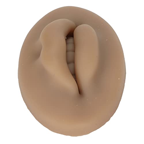 ZJchao Silicone Fake for Lips, 3d Lips Practice Semi Permanent Skin Fake Lips Fake Skin Lips Open Mouth Silicone Lips Model Microblading Practice Skin for Training Lips Makeup