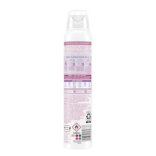 Batiste Touch Activated Dry Shampoo, Up to 24 Hours of Freshness, Absorbs Oil in Hair Between Washes with Lasting Scent Releasing Technology, 3.81 Oz