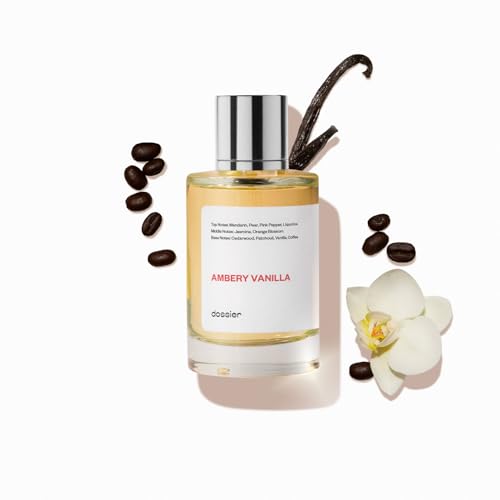 Dossier - Ambery Saffron 1.7 Fl Oz (50ml) - Eau de Parfum - Inspired by B.accarat R.ouge 540 - Vegan, Unisex Perfume Spray